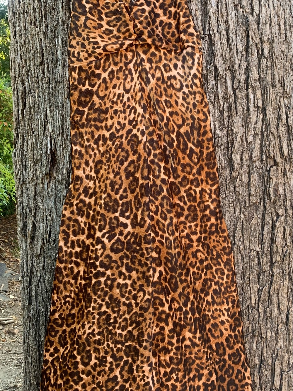 sofia by sofia vergara Leopard Print Maxi Dress - Brown & Black